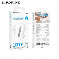 Внешний аккумулятор 10000 mAh Borofone BJ74 Hermoso PD20W White АКЦИЯ!!! Кратно 3 шт!
