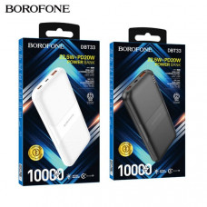 Внешний аккумулятор 10000 mAh Borofone DBT33 Brisa 22.5W White. АКЦИЯ!!! Кратно 3 шт!