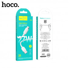 Кабель Type-C HOCO X96 1м, 3A, 27W, TPE, White АКЦИЯ!!! Кратно 20 шт!