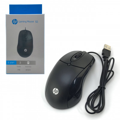 Мышь проводная игровая H S1 Black. DPI 1200. Кнопки рассчитаны на 5 млн нажатий. Кабель 1м. АКЦИЯ!!! Кратно 10 шт!