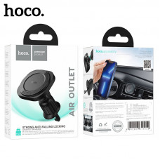 Держатель мобильного телефона магнитный на дефлектор HOCO H28 Black. АКЦИЯ!! Кратно 3 шт!