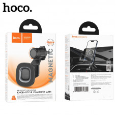 Держатель мобильного телефона магнитный на дефлектор HOCO H74 Black/Metal Grey. АКЦИЯ!! Кратно 3 шт!