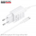 СЗУ-USB Type-C BOROFONE BA111A 1м, QC3.0, 15W,  White