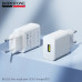 СЗУ-USB BOROFONE BA111A  QC3.0, 15W, White