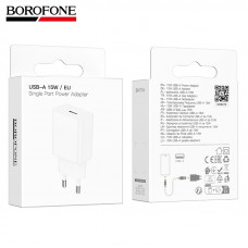 СЗУ-USB BOROFONE BA111A  QC3.0, 15W, White