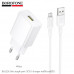 СЗУ-USB Micro BOROFONE BA111A 1м, QC3.0A, 15W, White (быстрая зарядка)