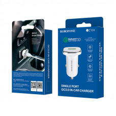 АЗУ-USB MicroUSB BOROFONE BZ12A 1м, QC3.0, White АКЦИЯ!!! Кратно 3 шт!