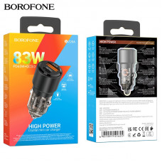 АЗУ-USB-USB-C BOROFONE BZ20A PD65W+18W QC3.0, Black АКЦИЯ!!! Кратно 3 шт!