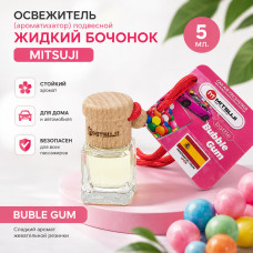 Освежитель (ароматизатор) подвесной жидкий бочонок MITSUJI  5 мл. BUBLE GUM