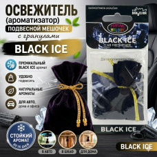 Освежитель (ароматизатор) подвесной мешочек с гранулами BLACK ICE