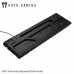 Клавиатура проводная HOCO GM701 Black игровая (ENG/RUS) (мембранная, размер: 434х128х30 мм; Длина кабеля: 1,4 метра; 3. Модель: Shenxinyang 83095D, количество клавиш: 104/клавиша/раскладка, эффект подсветки: радужная подсветка; 6 клавиш без конфликтов, сп