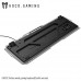 Клавиатура проводная HOCO GM702 gray Black игровая (ENG/RUS) (мембранная; размер: 465х170х35 мм; Длина кабеля: 1,4 метра; раскладка: Hengchangtong HCT-803-AP, количество клавиш: 104/клавиша/раскладка, эффект подсветки: радужная подсветка; 6 клавиш без кон