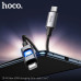 Кабель USB-C/USB-C HOCO U144 Black 1.2м, 3,0А, 60W, нейлон  (зарядка ноутбуков мощностью 60 Вт и мобильных телефонов током 3 А)
