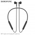 Гарнитура BT для спорта вкладыши BOROFONEBE70 Obsidian black (длина наушников: 85 см; Bluetooth 5.4,4. Емкость АКБ: 130 мАч; Время зарядки: 2 часа, Время работы: 16 часов; Время ожидания: 200 часов)