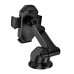 Держатель телефона BOROFONE BH146 Black на панель/стекло (Размер: 156х68х111 мм; для мобильных телефонов с диагональю экрана 4,5-7 дюймов (диапазон ширины зажима: 60-90 мм), сферы применения: центральная консоль автомобиля)
