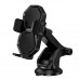Держатель телефона BOROFONE BH146 Black на панель/стекло (Размер: 156х68х111 мм; для мобильных телефонов с диагональю экрана 4,5-7 дюймов (диапазон ширины зажима: 60-90 мм), сферы применения: центральная консоль автомобиля)