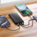 Внешний аккумулятор 10000 mAh Borofone BJ90 Black (CCC) Емкость: 10000 мАч 37 Втч; Номинальная емкость: 5300 мАч  Вход: Micro/Type-C: 5 В/2,1 А Выход: USB1/USB2: 5 В/2,1 А; Общая выходная мощность: 5 В/2,1 А Дисплей: Светодиодный индикатор уровня заряда б