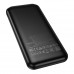 Внешний аккумулятор 10000 mAh Borofone BJ90 Black (CCC) Емкость: 10000 мАч 37 Втч; Номинальная емкость: 5300 мАч  Вход: Micro/Type-C: 5 В/2,1 А Выход: USB1/USB2: 5 В/2,1 А; Общая выходная мощность: 5 В/2,1 А Дисплей: Светодиодный индикатор уровня заряда б