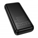 Внешний аккумулятор 20000 mAh Borofone BJ90A Black (CCC) Емкость: 20000 мАч 37 Втч; Номинальная емкость: 10600 мАч  Вход: Micro/Type-C: 5 В/2,1 А Выход: USB1/USB2: 5 В/2,1 А; Общая выходная мощность: 5 В/2,1 А Дисплей: Светодиодный индикатор уровня заряда