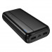Внешний аккумулятор 20000 mAh Borofone BJ90A Black (CCC) Емкость: 20000 мАч 37 Втч; Номинальная емкость: 10600 мАч  Вход: Micro/Type-C: 5 В/2,1 А Выход: USB1/USB2: 5 В/2,1 А; Общая выходная мощность: 5 В/2,1 А Дисплей: Светодиодный индикатор уровня заряда