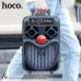 Активная напольная колонка Hoco DS39 Black Динамик 8-дюймовый широкополосный, Bluetooth 5.0, емкость аккумулятора динамика 1800мАч, время зарядки около 4ч., время музыки около 2ч. Размер: 375х235х204мм. BT/TF/TWS/FM/USB/AUX/RGB/возможность подключения про