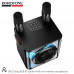 Портативная колонка Borofone DR23 Black BT v5.4, время работы до 4 часов, Поддержка режимов воспроизведения BT, FM, TF, USB, AUX, 2 беспроводных микрафона.
