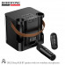 Портативная колонка Borofone DR23 Black BT v5.4, время работы до 4 часов, Поддержка режимов воспроизведения BT, FM, TF, USB, AUX, 2 беспроводных микрафона.