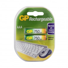 Аккумулятор GP R03 (750mAh) BL2 Пластик ReENERGY (2/20 / )