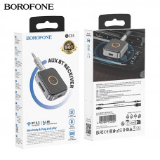 Bluetooth адаптер 3.5mm Jack BOROFONE BC55 Black АКЦИЯ!!! КРАТНО 3 шт!!!
