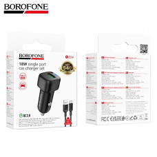 АЗУ-USB Type-C BOROFONE BZ34 1м, QC3.0 18W, Black АКЦИЯ!!! КРАТНО 5 шт!!! АЗУ-USB Type-C BOROFONE BZ34 1м, QC3.0 18W, Black АКЦИЯ!!! КРАТНО 5 шт!!!