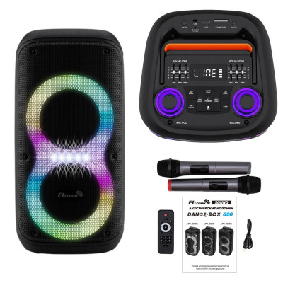 Активная напольная колонка 06 (20-92 DANCE BOX 600) динамик 2шт/6.5 ELTRONIC с TWS
