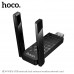 WI-FI адаптер HOCO HI34 WiFi6 USB Поддержка интерфейса: USB2.0.Скорость передачи: 600 Мбит.
