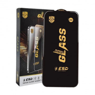 Стекло защитное O.G Anti-Static ESD iP 13 Pro Max/14 Max  (10/1, 9H)