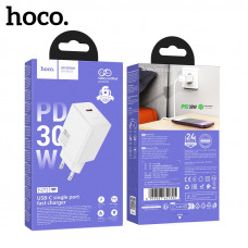 СЗУ-USB-C HOCO N70 Nuevo PD30W, White  Выходная мощность: USB-C: 30 Вт ;USB-A: 18 Вт  USB-C + USB-A = 5 В / 3 А. Вилка европейского стандарта,