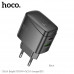 СЗУ-USB-USB-C CS61A Bright 3.0A PD30W+QC3.0, Black, Выходная мощность: USB-C: 30 Вт ;USB-A: 18 Вт  USB-C + USB-A = 5 В / 3 А. Вилка европейского стандарта