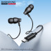 Гарнитура вакуумная BOROFONE BM61 Wanderer, аудио разъем Type-C, Black аудио разъем Type-C, с микрофоном, Black. Материал: ABS+TPE. Динамик: 10мм. Длина кабеля: 1.2м.