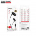 Гарнитура вакуумная BOROFONE BM61 Wanderer, аудио разъем Type-C, Black аудио разъем Type-C, с микрофоном, Black. Материал: ABS+TPE. Динамик: 10мм. Длина кабеля: 1.2м.