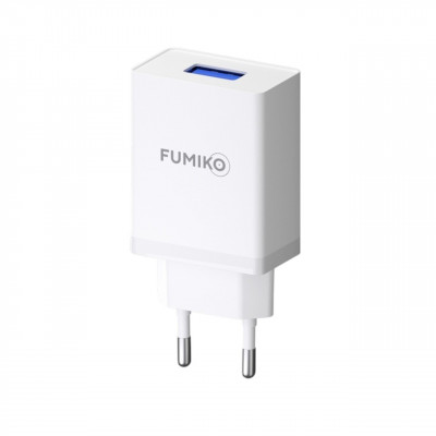 СЗУ-USB FUMIKO CH12 2,4A White СЗУ-USB FUMIKO CH12 2,4A White без упаковки