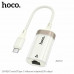 Адаптер НОСО UA41B Type-C to RJ45 145мм абрикос интерфейс: штекер Type-C к гнезду RJ45, поддерживает сетевые стандарты: 100/10 Мбит/с)