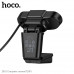 Web-камера HOCO D101 Black,  раз. видео 1280х720, USB 2.0, встр. микрофон с шумоподавлением, фикс.фокус, кабель 1,5 м, чёрный