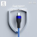 Кабель Type-C MARK DT-03 1,2м 5А  Blue быстрая зарядка