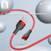 Кабель Micro USB MARK DT-04 2м. 5А Red быстрая зарядка