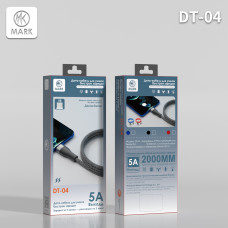 Кабель Micro USB MARK DT-04 2м. 5А Red быстрая зарядка