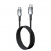Кабель USB-C/USB-C MARK WS3 1м. 3А. 120W Black быстрая зарядка