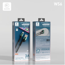 Кабель USB MARK WS6 iPhone Black