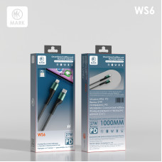 Кабель USB MARK WS6 Type-c к iPhone Black