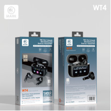 Гарнитура вакуумная Bluetooth MARK WT4 Black