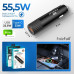 АЗУ-USB-USB-C FAIZFULL FZ78 PD 33W+22.5W, QC3.0 Black, удлиненное,