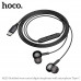 Гарнитура вакуумная HOCO M120, аудио разъем Type-C, Black