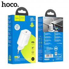 СЗУ-USB-C HOCO N22 PD25W+QC3.0, White